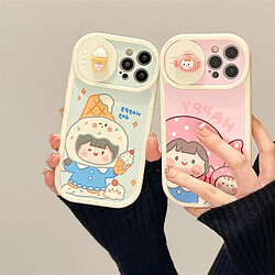 GUPBOO Étui pour iPhone11 Snack pull garçons et filles dessin animé étui pour téléphone portable doux