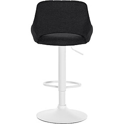 Acheter Non Tabouret de bar Milet tissu blanc