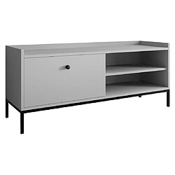 Bestmobilier Filipo - meuble TV - 140 cm Filipo - meuble TV - 140 cm - Gris