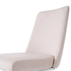 Acheter ComfortXL Ensemble De 6 Chaises De Salle À Manger En Velours, Beige