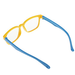 Lunettes de vue avec monture en silicone, anti-lumière bleue et souple, légères, jaune pas cher