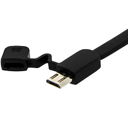 Acheter Mini-câble USB Reversible 10cm Tablette/Smartphone Moxie Charge + Synchro Noir