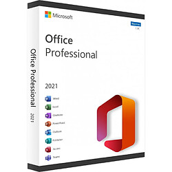 Microsoft Office 2021 Professionnel (Pro) - Clé licence à télécharger - Livraison rapide 7/7j