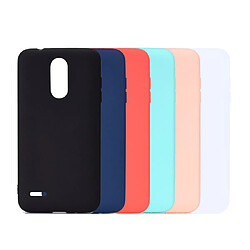 Wewoo Coque Souple Pour LG K10 2018 Étui en TPU Candy Color Blanc pas cher