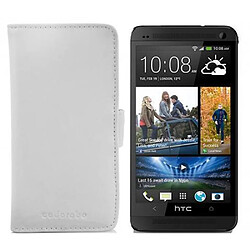 Cadorabo Coque HTC ONE M4 MINI Etui en Blanc