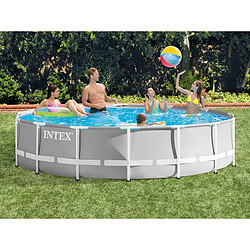 Intex Piscine tubulaire ronde prism frame Ø 4.27 x 1.07 m pas cher