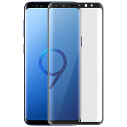 Film Galaxy S9 Plus Protection Ecran Verre Trempé Incurvée Contours Noir 4Smarts