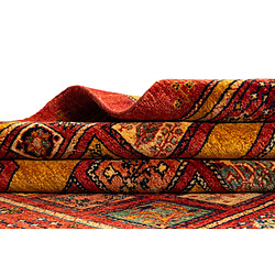 Vidal Tapis de laine 169x106 rouge Kashkuli pas cher