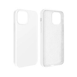 Ozzzo cyoo premium liquid silicone apple iphone 13 pro max hard coque blanc