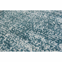 Avis Paris Prix Tapis Vintage Tissé à la Main Etna Bleu Pétrole 80 x 150 cm