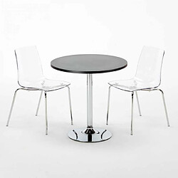 Avis Grand Soleil Table carré et ronde avec 2 Chaises colo