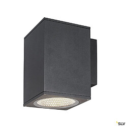 Avis Slv Applique extérieure SQUARE, carré, anthracite avec LED intégrée, 35W, 3000K/4000K, IP65 - Taille L