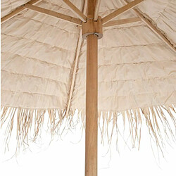 Avis Paris Prix Parasol en Bois Paille 270cm Naturel