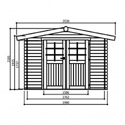 Avis Solid Abri de Jardin Maisonnette Chalet de Jardin Amberg