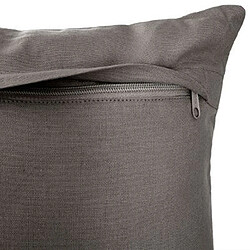 Coussin Déco Déhoussable Otto 38x38cm Gris