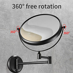 Universal Loupe de toilette 1: 1 et 1: 3360 miroir de toilette tournant double face miroir de toilette | miroir de bain | loupe de maquillage loupe salle de bains