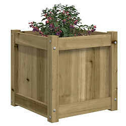 Acheter Maison Chic Lot de 2 Jardinières,Bac à fleurs - pot de fleur bois de pin imprégné -GKD35704