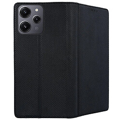 Acheter Htdmobiles Housse pour Xiaomi Redmi 12 4G / 5G / Poco M6 Pro 5G - etui coque pochette portefeuille + film ecran - NOIR MAGNET