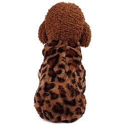 Avis Wewoo 2 vêtements d'hiver léopard pour chien Teddy Dog Keep Warm de PCStaille