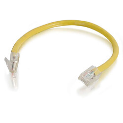 Cables To Go C2G Câble de raccordement réseau Cat5e sans gaine non blindé (UTP) de 0.5 M - Jaune