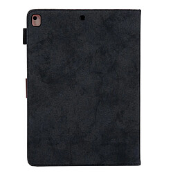 Etui en PU avec fentes pour cartes noir pour votre Apple iPad 10.2 (2019)