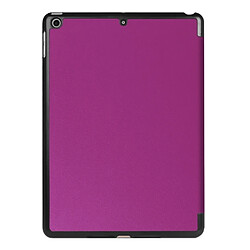 Avis Wewoo Smart Cover Violet pour iPad 9,7 pouces 2017 Custer Texture horizontale Flip étui en cuir avec trois porte-pliage et sommeil / fonction de réveil