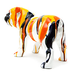 Acheter Figurine Décorative Chien Bulldog Kuatéh en Polyrésine 40x20x26 cm Multicolore