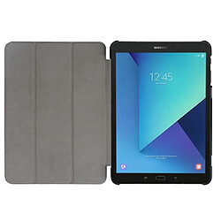 Acheter Wewoo Housse Étui noir pour Samsung Galaxy Tab S3 9.7 pouces T820 / T825 Custer texture horizontale en cuir flip avec 3-pliage titulaire