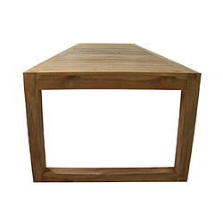 Acheter Mes Table de jardin 260x100x76 cm en teck marron - RAINA