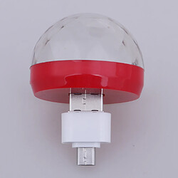 mini usb scène disco lumière commande vocale boule magique lampe lampe led led rouge