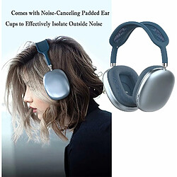 Acheter Casque Bluetooth sans fil YUANFU-P9Promax (casque stéréo, charge en coton de type C-bleu)