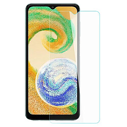 Protecteur écran en verre à haute teneur en aluminium-silicium AMORUS 9H 2.5D,, anti-empreintes digitales pour Samsung Galaxy A04s 4G - transparent