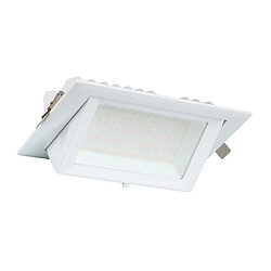 Avis Ledkia Spot Downlight LED 20W Rectangulaire Orientable 130 lm/W LIFUD Coupe 210x125 mm Blanc Chaud 3000K