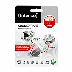 Clé USB INTENSO 3536490 64 GB Argenté 64 GB Clé USB