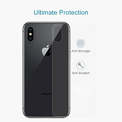 Acheter Wewoo Verre trempé Transparent pour iPhone X 9H Surface Dureté 2.5D Protecteur D'écran Retour