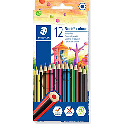 STAEDTLER Crayon de couleur Noris Colour, étui carton de 12 ()