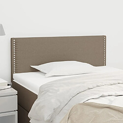 vidaXL Tête de lit Taupe 100x5x78/88 cm Tissu