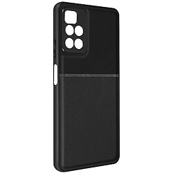 Avizar Coque pour Xiaomi Redmi 10 et 10 2022 rigide avec contour souple antichoc Noir