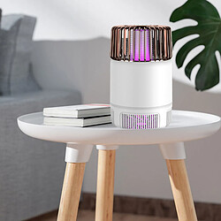 Avis 2 EN 1 LED Mosquito Killer Light USB Charging Gnat Zapper Trap Blanc