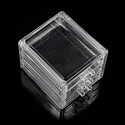 Universal Home Bureau Organisateur Commode Acrylique 3 Tiroirs Bijoux Cosmétiques Bijoux Boîte à cosmétiques en plastique transparent Bijoux | Boîte à rangement pas cher