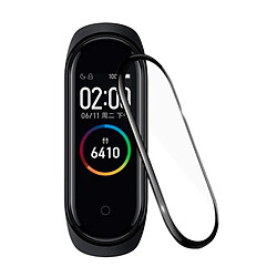 PHONECARE Film Protecteur D'écran Gel Couverture Complete avec Bords Noire pour Xiaomi Mi Band 7 - Transparent