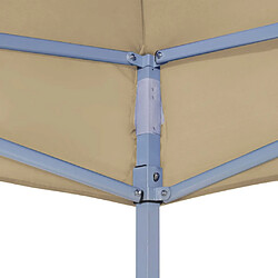 Acheter vidaXL Toit de tente de réception 4,5x3 m Beige 270 g/m²