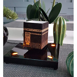 Magneticland KAABA illuminée en lévitation sur base Deluxe