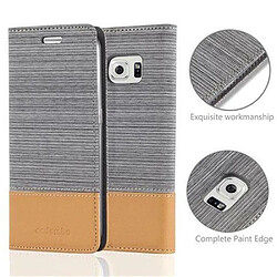 Avis Cadorabo Coque Samsung Galaxy S6 EDGE Etui en Gris