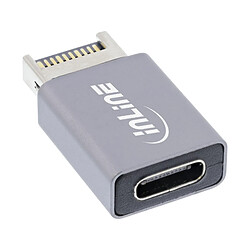 Acheter InLine® Adaptateur USB 3.2 Interne USB-E Panneau Avant mâle vers USB-C Femelle