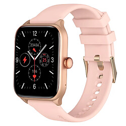 Riversong Montre Connectée Commande Intelligente Fonction Appel Suivi Santé Rose Champagne