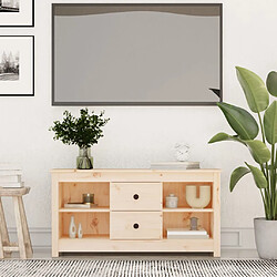 vidaXL Meuble TV 103x36,5x52 cm Bois de pin massif