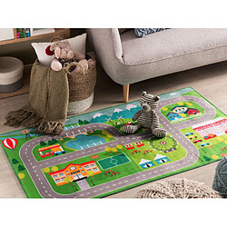 Avis Beliani Tapis pour enfant vert 150 x 80 cm SEBEN