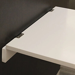 Avis The Home Deco Factory Table murale pliante ardoise Ezio - Blanc