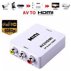 Acheter Universal RCA AV à HDMI 1080p AV2HDMI Convertisseur mini HDMI à AV HDMI2AV Convertisseur de signaux pour TV VHS VCR DVD Enregistrement Chipset | Mini VGA à HDMI | VGA à HDMI Convertisseur VGA à HDMI